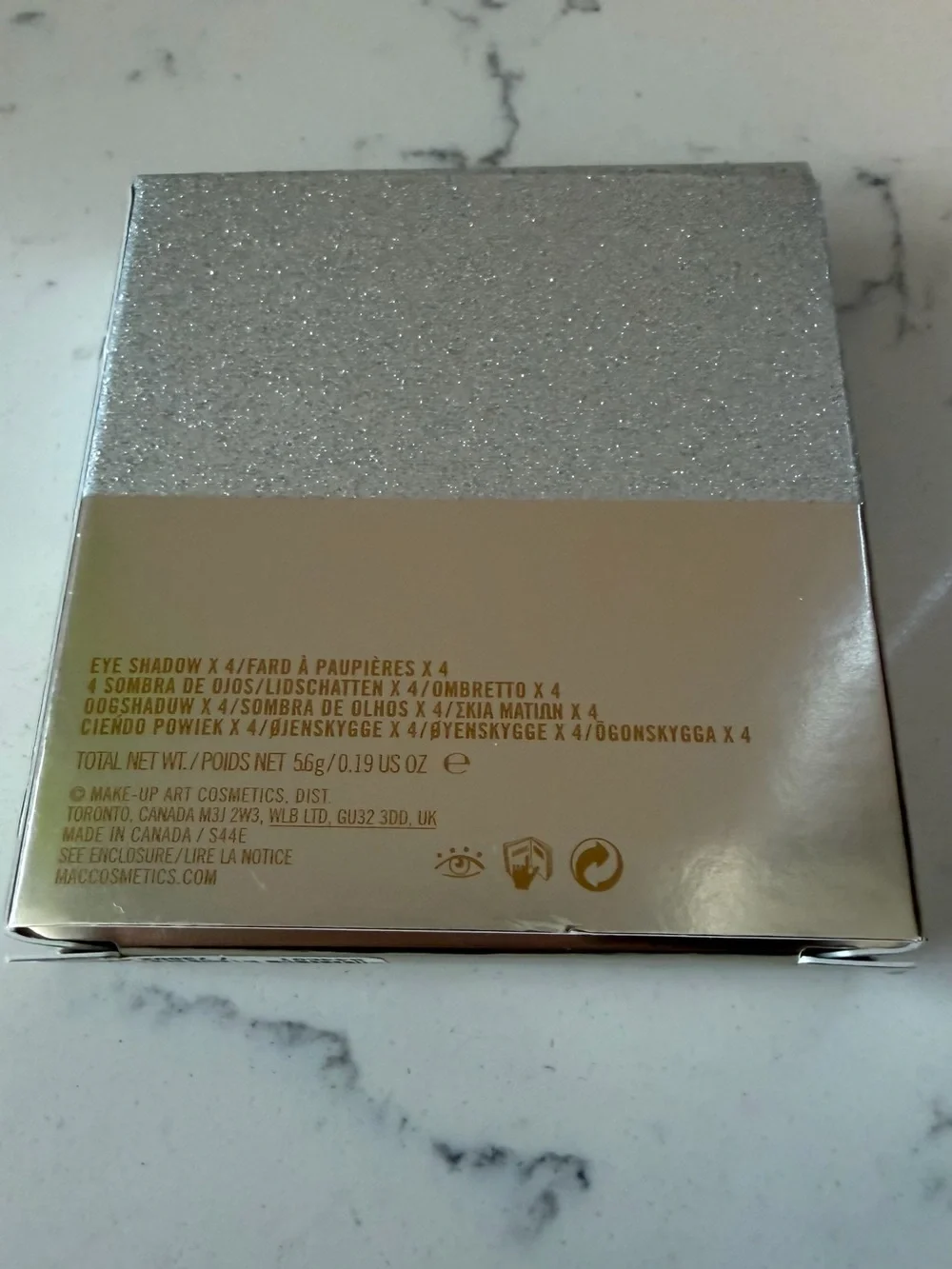 MAC Cosmetics Mariah Carey Neutral Brown & Black Four-Shade Eyeshadow Quad